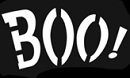 Halloween &quot;Boo&quot; Stencil