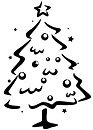 Christmas Tree Stencil