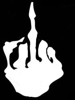 &quot;Middle Finger Bones&quot; Stencil