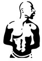 &quot;2 Pac&quot; Stencil