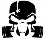 Skull/GasMask Stencil #19