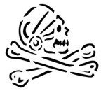 Skull/Bones Stencil #26