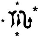 Zodiac Scorpio Stencil w/ Stars (USA Version)