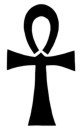 &quot;Egyptian Ankh Cross&quot; Stencil #1