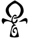 &quot;Egyptian Ankh Cross&quot; Stencil #2