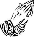 &quot;Praying/Wishing Hands&quot; Stencil