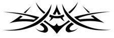 Tribal Armband Stencil #4