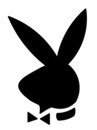 &quot;Playboy Bunny&quot; Stencil