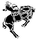 &quot;Rodeo Cowboy&quot; Stencil