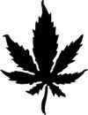&quot;Hemp/Pot Leaf&quot; Stencil