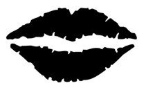 &quot;Lips&quot; Stencil