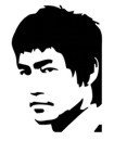 &quot;Bruce Lee&quot; Stencil