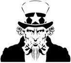&quot;Uncle Sam&quot; Stencil #1