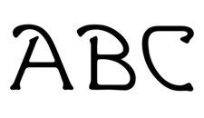 &quot;A-Z Monotone Font&quot; Stencils
