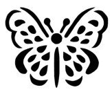 Butterfly Stencil #25