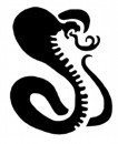 &quot;S Patterned Cobra Snake&quot; Stencil #7
