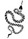 &quot;S Shaped Snake&quot; Stencil #10