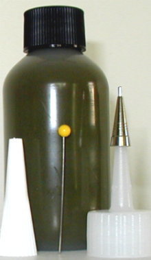 2.5 oz. Premix Bottle of Natural Henna w/ Metal Applicator Tip