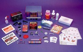 Lg. Permanent Tattoo Kit #1 w/ Dry Heat Sterilizer