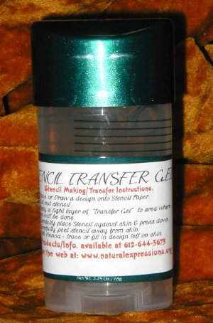 7 Stencil Transfer Gels