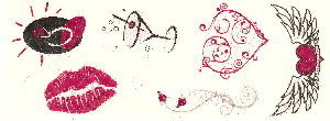 Glitter Temporary Tattoos #1