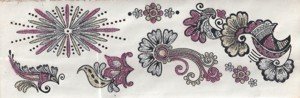 Glitter Temporary Tattoos #4