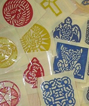 10 Misc. General Rubber/Plastic Stencils for Henna