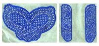 3 Traditional Paisley Rubber Stencils