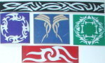 Tribal Stencil Set
