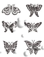 Butterfly Paper Stencils #1