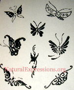 Butterfly Paper Stencils #2