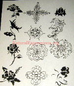 Flower Paper Stencils