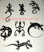 Gecko Paper Stencils