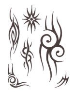 Tribal Paper Stencils #3