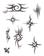 Tribal Paper Stencils #4