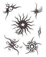 Tribal Paper Stencils #5