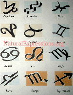 Astrological Paper Stencils