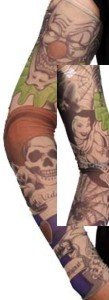 Clown, Spider Web, Skulls &amp; Demonic, Woman Sleeve