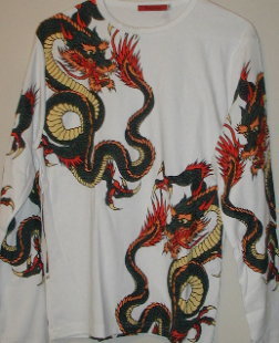 &quot;Dragon/Ryu Japanese Tattoo&quot; Long Sleeve Shirt