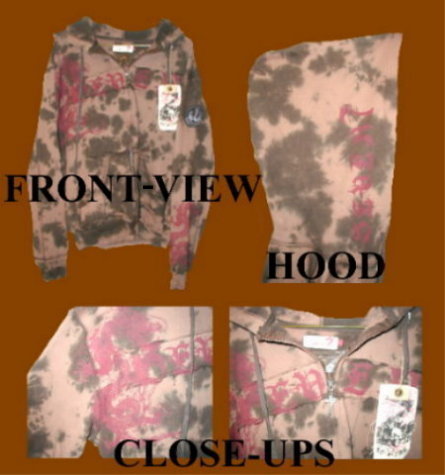 Brownish/Red Seven/7 For All Mankind &quot;Dragon Tattoo&quot; Hoodie