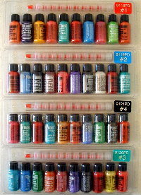 Stay-Glo Brand 40 Pack of 1/2 oz. Bottles of Permanent Tattoo Ink
