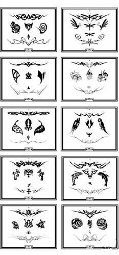 50 Black and White Flash Design Sheets