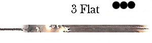 Cosmetic Needle 3 Flat Package of 10