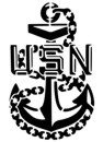 &quot;Navy Anchor w/ USN Font&quot; Stencil