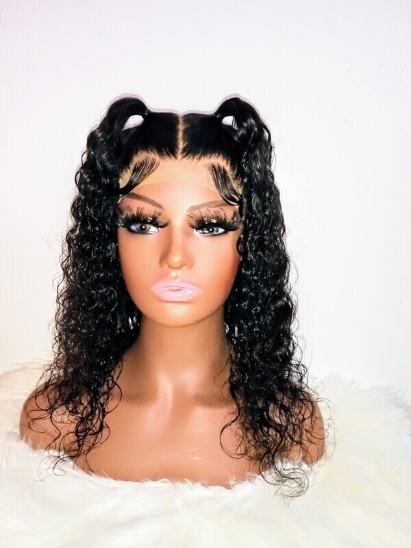 Deep wave closure wig