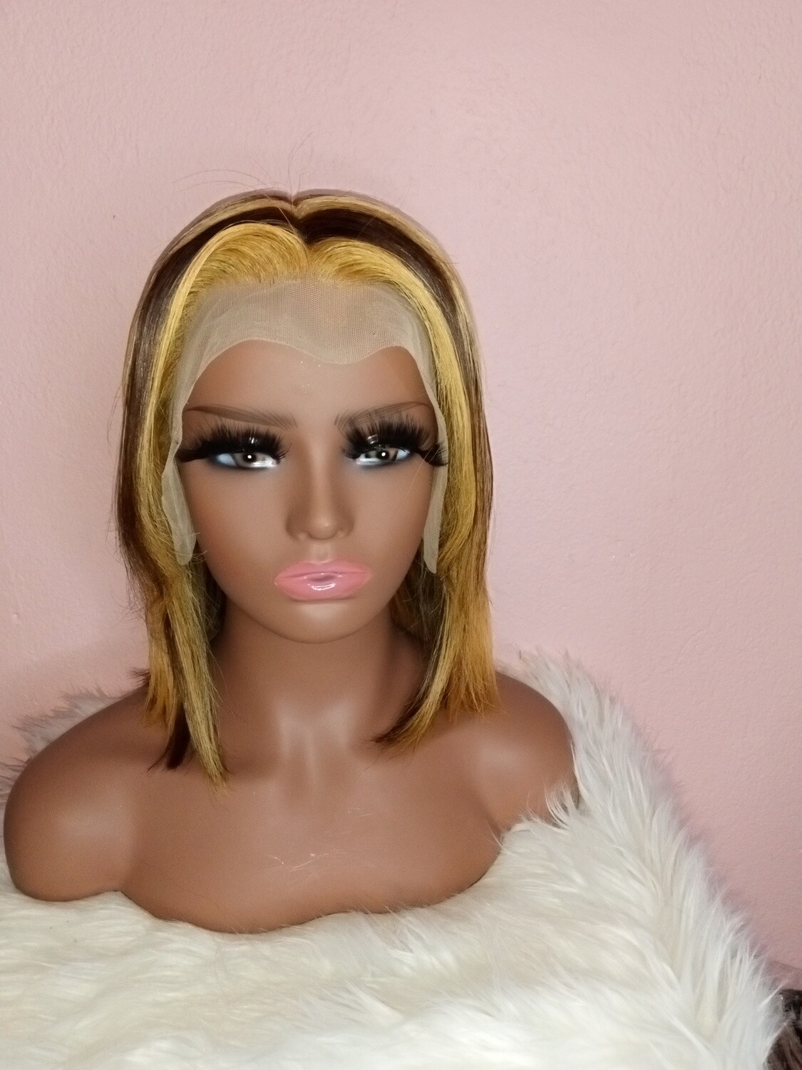 Bob wig full lace frontal (highlight)