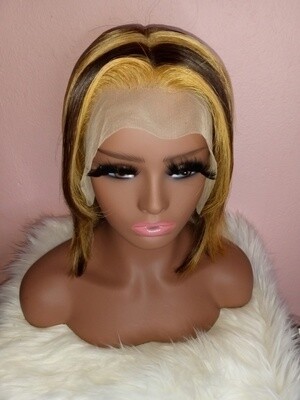 Bob wig full lace frontal (highlight)
