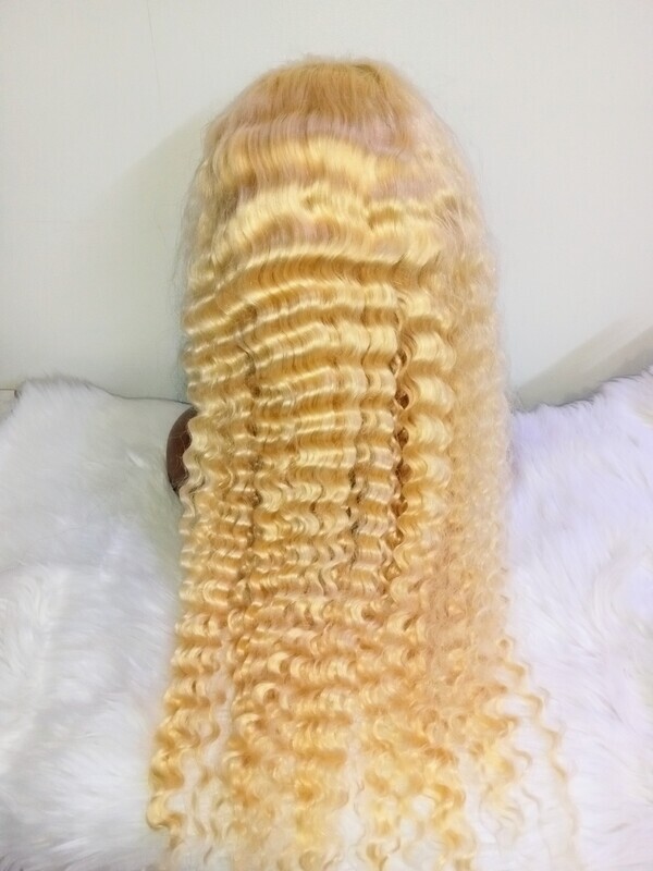 13x4 613 Deepwave lace frontal wig