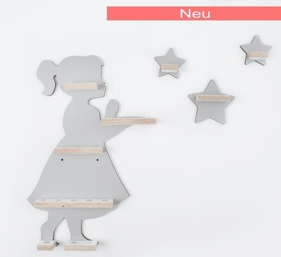 Sternenmädchen in grau