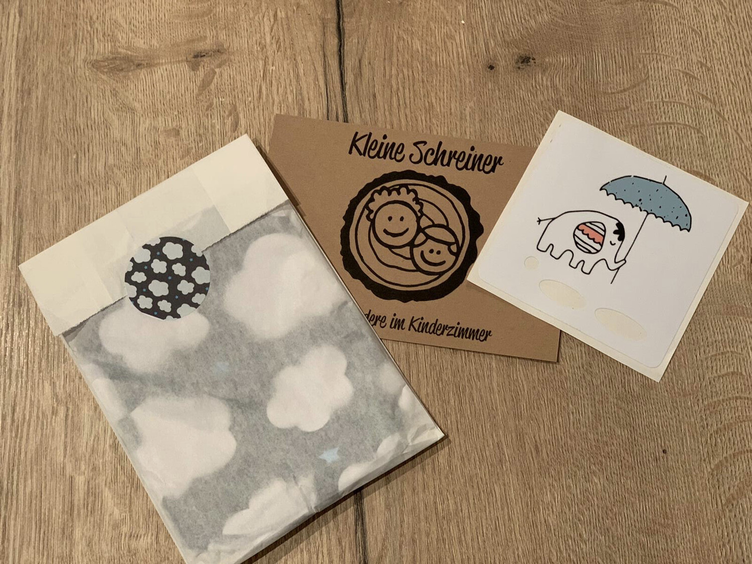 Sparset Schutzhülle - Wolke + Schutzfolie Elefant